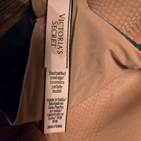 NWOT Victoria's Secret 36D Green Underwire Bra - Picture 3 of 3